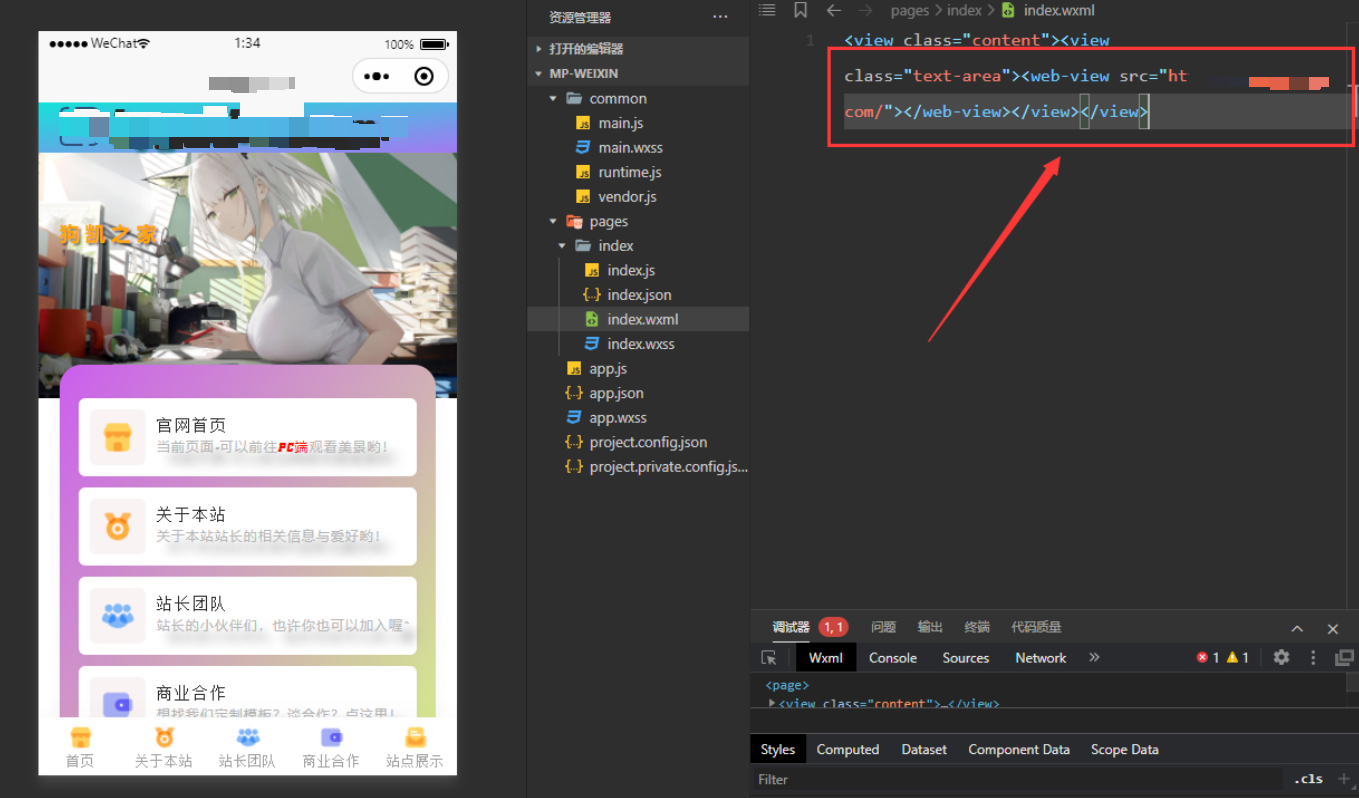 网站转小程序，任意网址打包成小程序源码