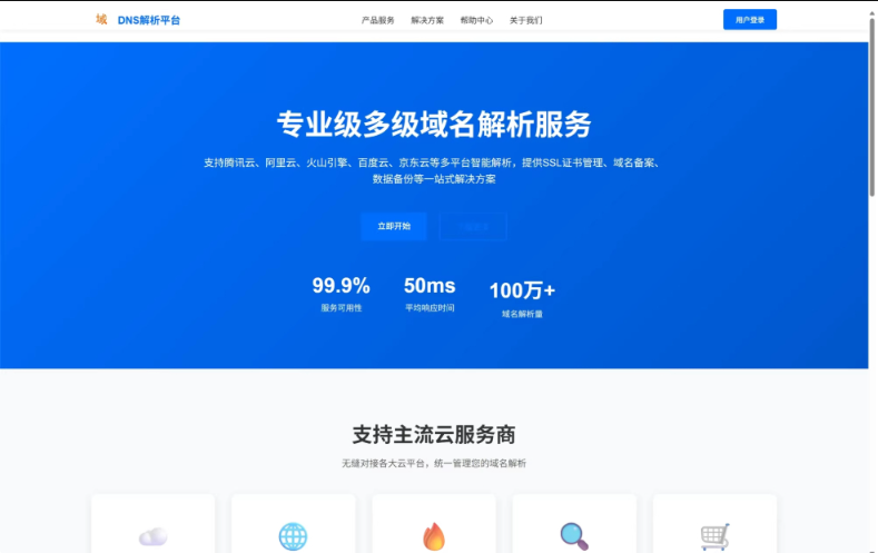 DNS 多级域名分发系统 – 多平台域名解析统一管理源码